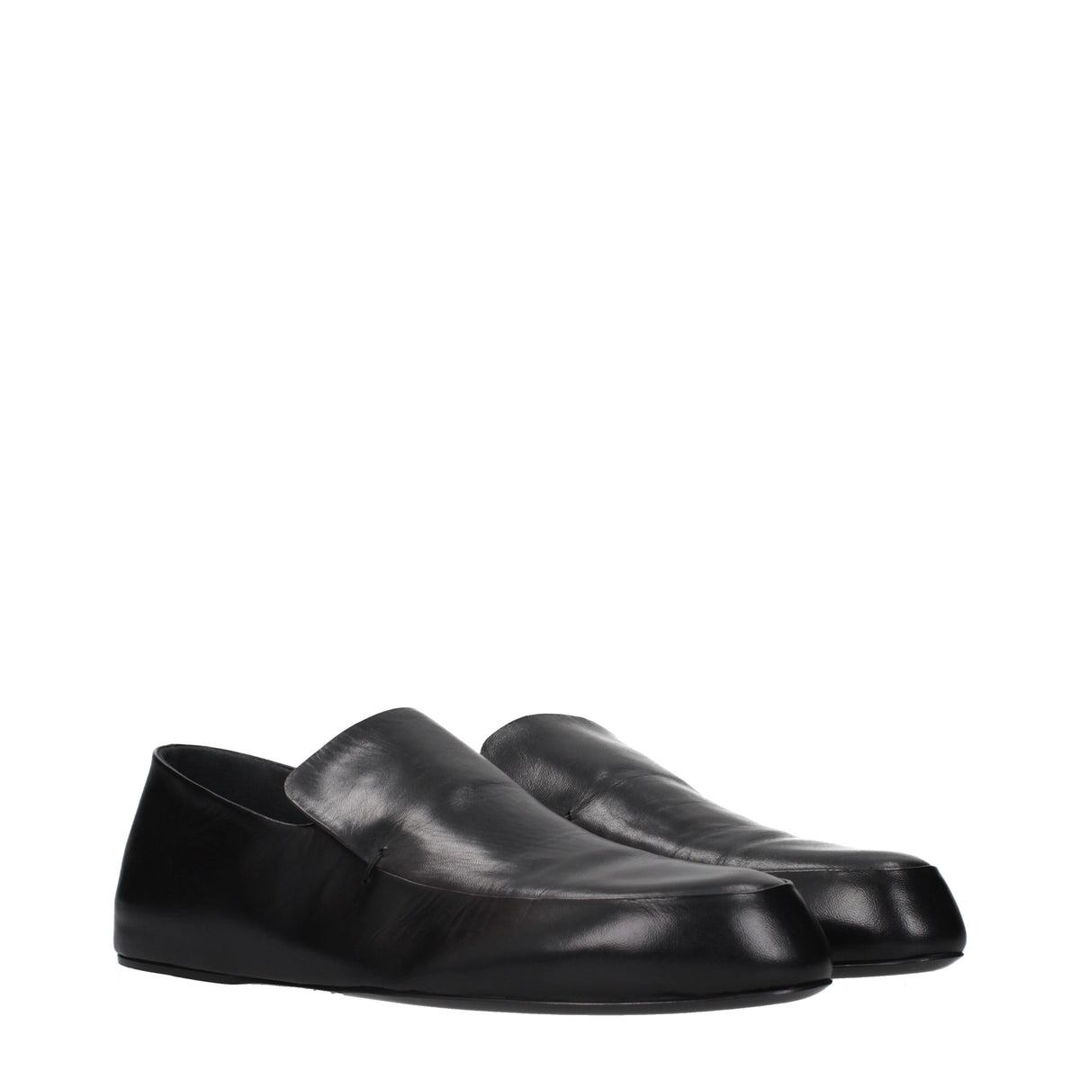 【新品】JIL SANDER ジルサンダー レディース ローファー レザー ブラック ZJ0023P4864001