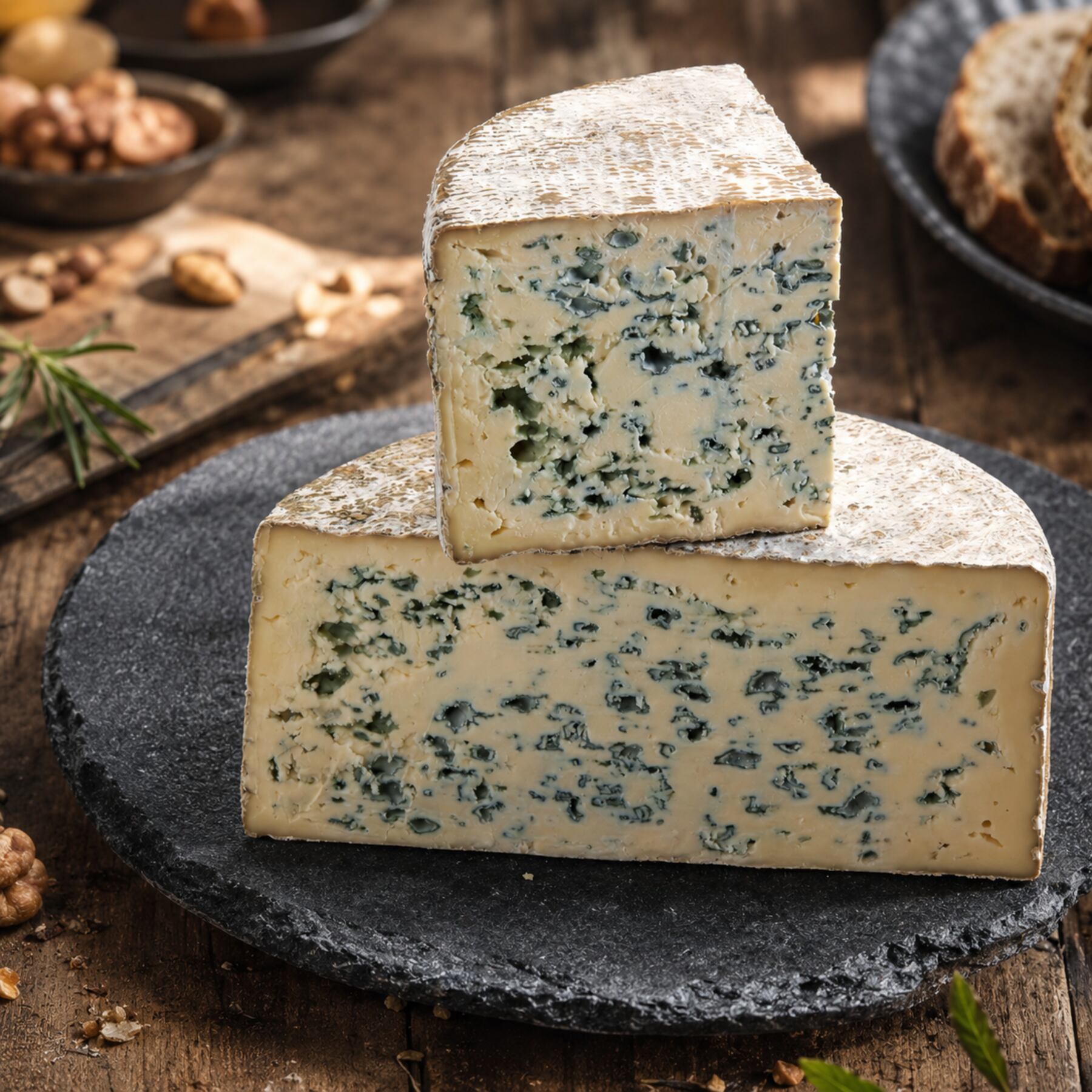 ブルーチーズ ブルー ドーヴェルニュ AOP 1Kg フランス産 グラスフェッド 青カビチーズ ゴルゴンゾーラよりマイルド 濃厚クリーミー ワイン ビール おつまみ はちみつ ナッツ パスタ ステーキ Bleu d'Auvergne AOP Blue Cheese Nature Kiosk