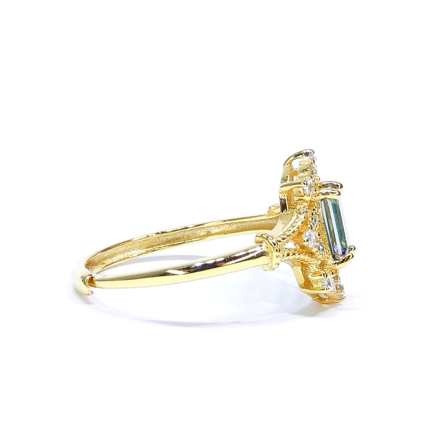 リング♦︎ミスティックトパーズ♦︎YGカラー《0137》