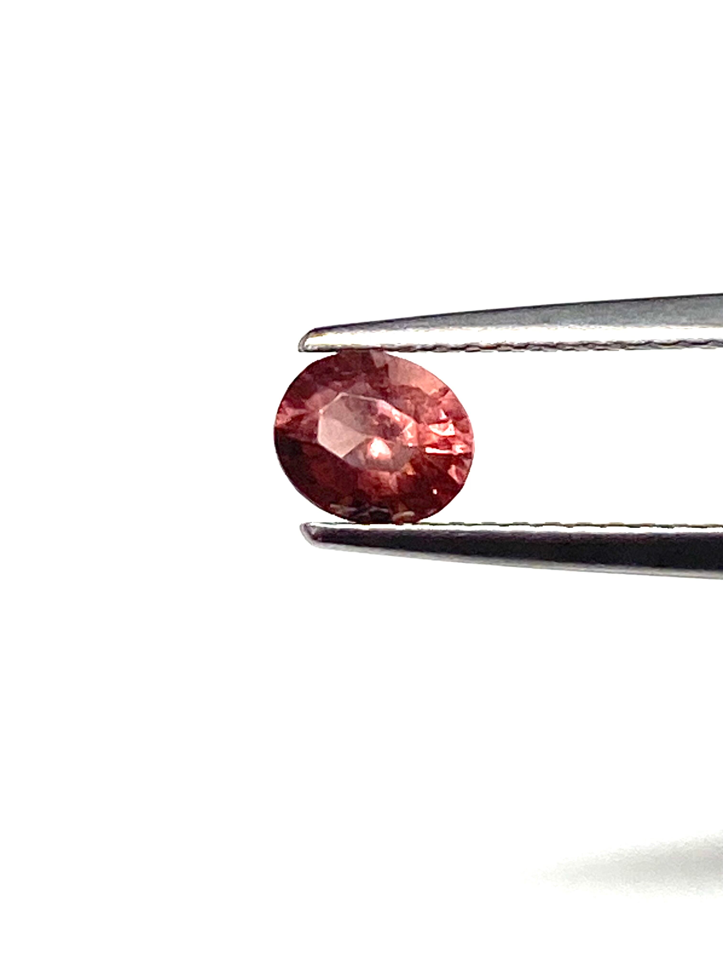 天然石　マラヤガーネット 天然マラヤガーネット 1.251ct【Z1096】ソーティング付 | GemQuality