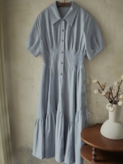 Lucienne Tiered Shirt Dress F0714