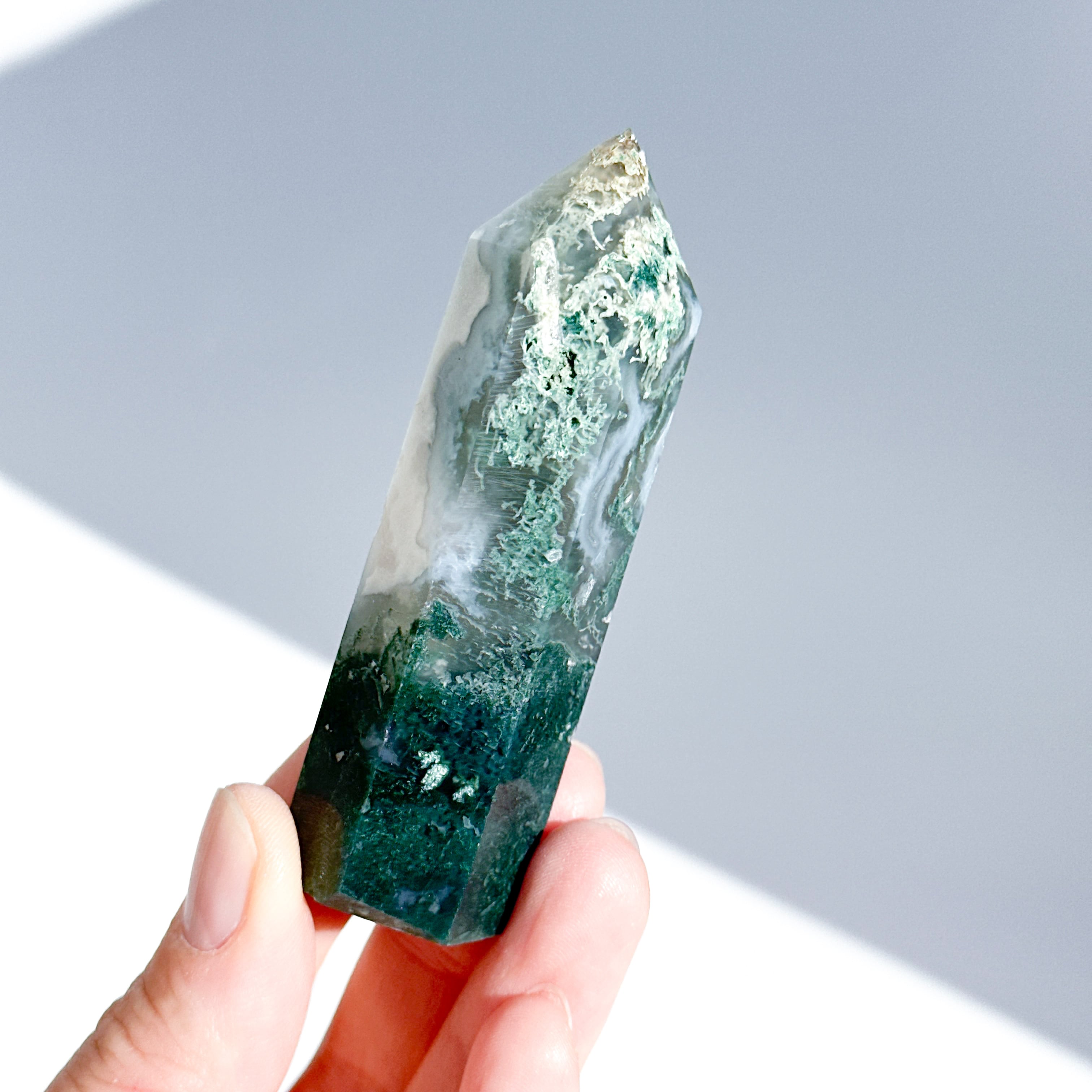 モスアゲート タワー84◇ Moss Agate ◇天然石・鉱物・パワーストーン