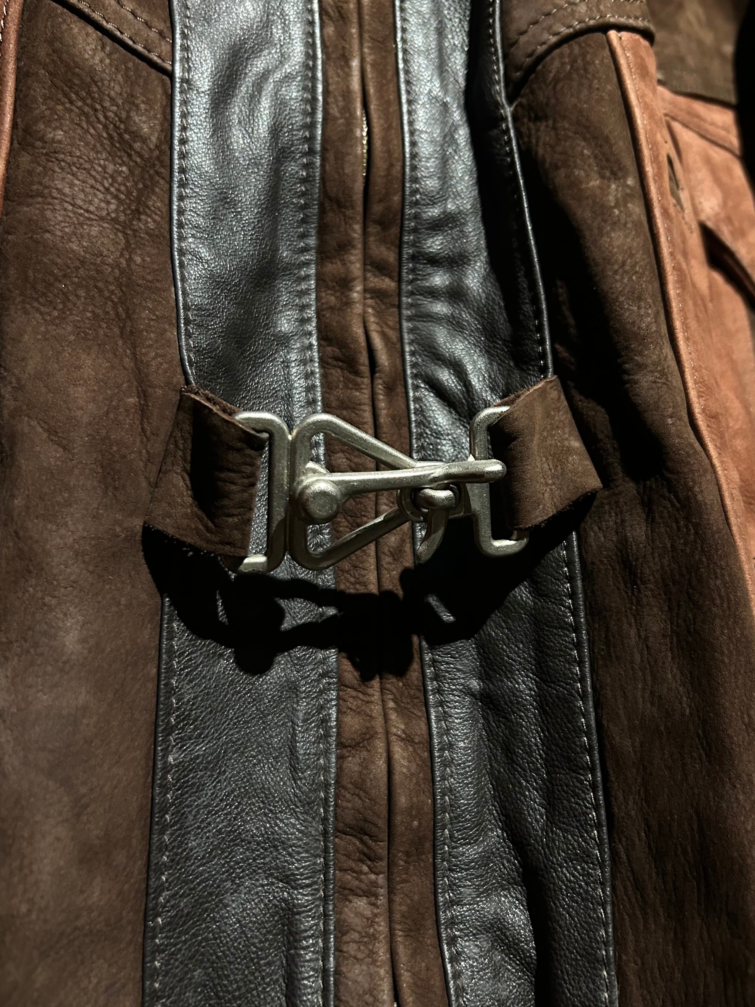 Caka】80's〜90's Special Switching Vintage Leather Jacket | Caka