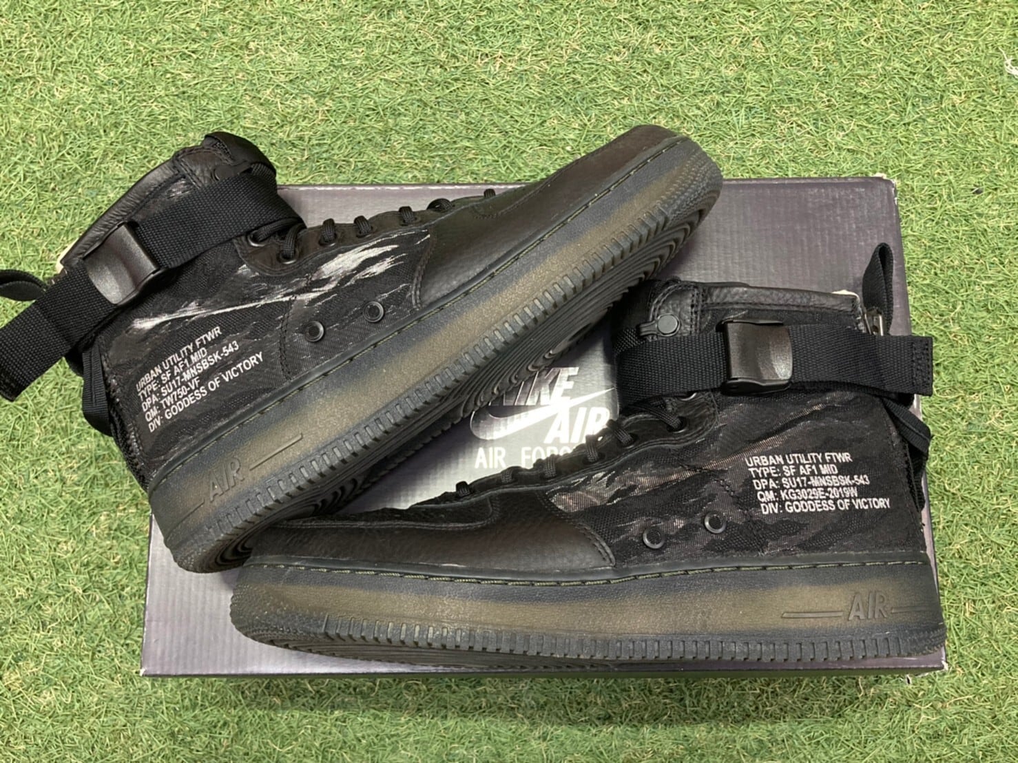 均一PRICE‼ NIKE SPECIAL FIELD AIR FORCE 1 MID QS BLACK URBAN 