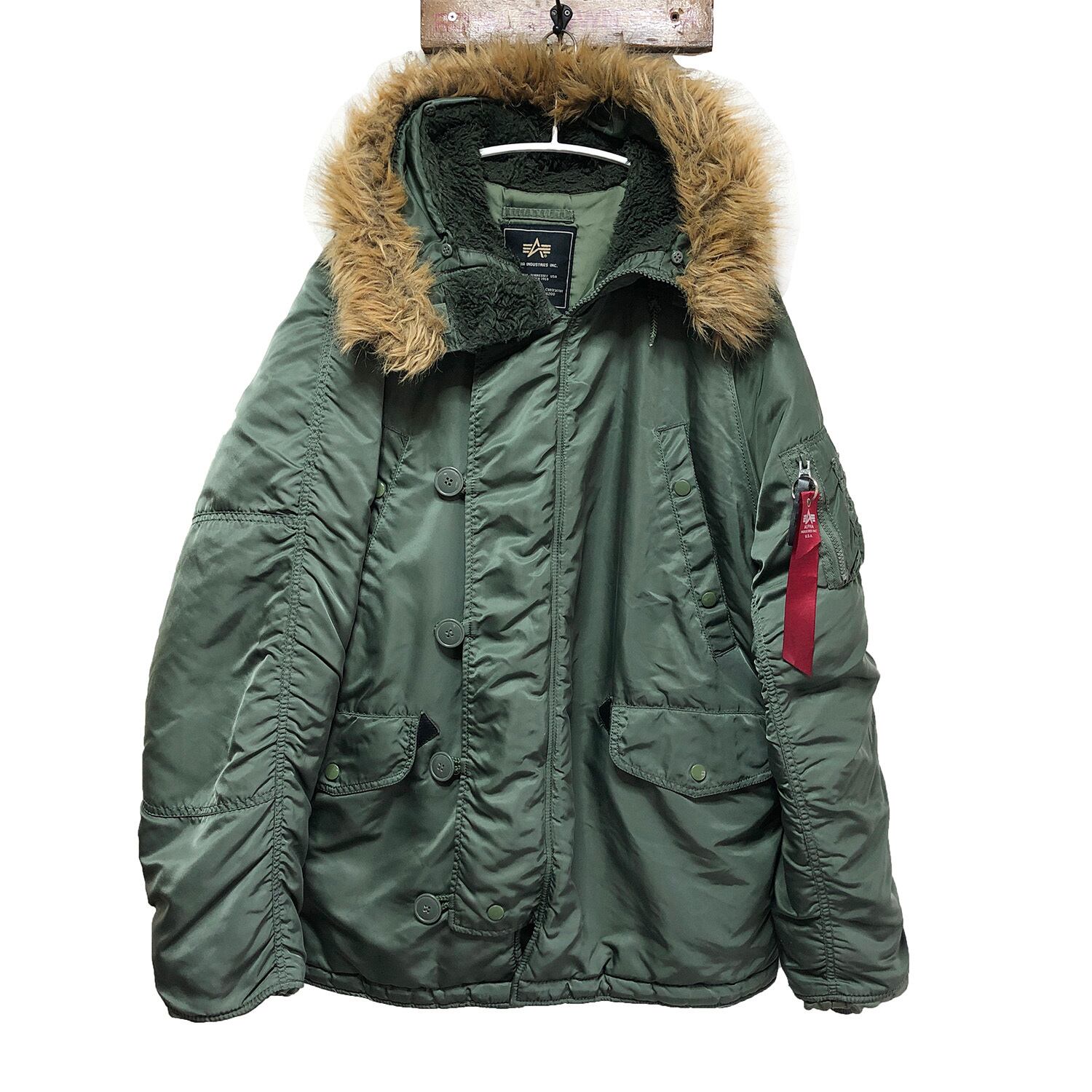 USA製ALPHA INDUSTRIES N-3Bアルファ モッズコート グレー