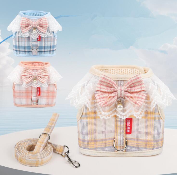 《予約》№2101631 リボンチェックハーネス(3種)