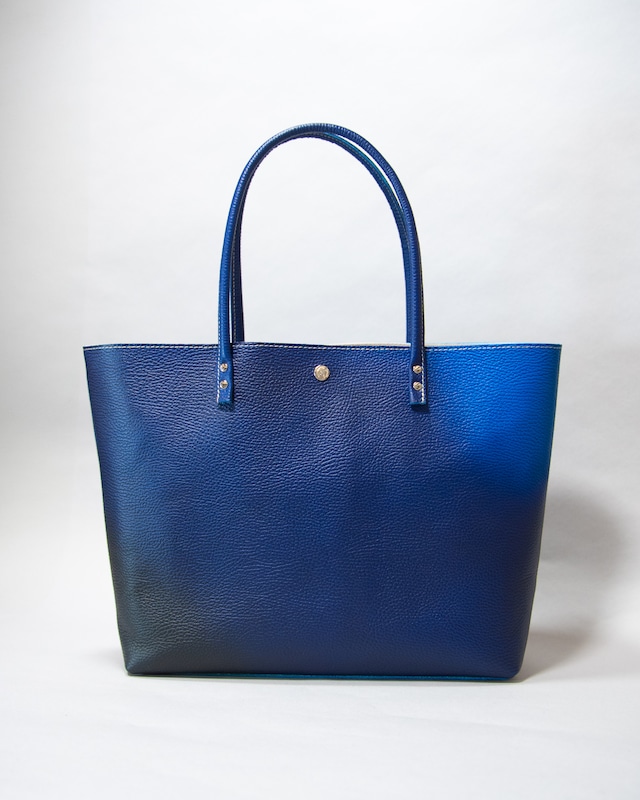 SOMEA brume × CREAM COMPANY harada  タンゴブルー レザートートL