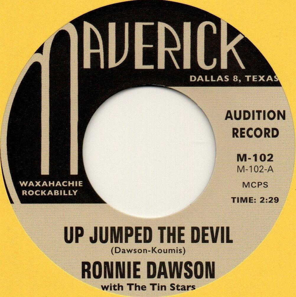 Ronnie Dawson Audition Record 2曲収録 【公式通販】