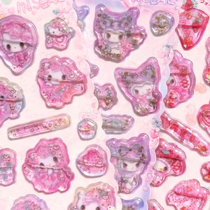 サンリオキャラクターズ×飴ノ森ふみか コラボ ウォーターシール　ハローキティ　クロミ　マイメロディ