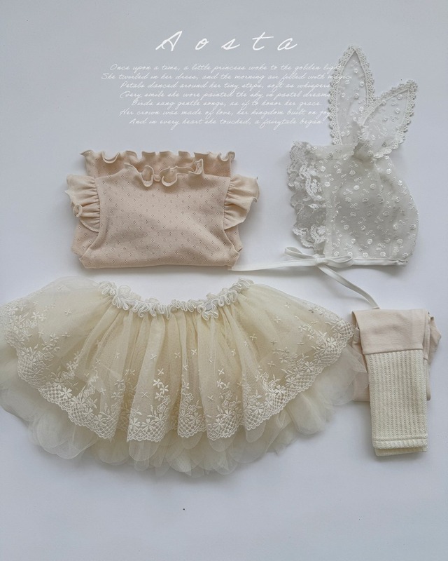 〘即納〙Aosta / Lace Tulle Skirt