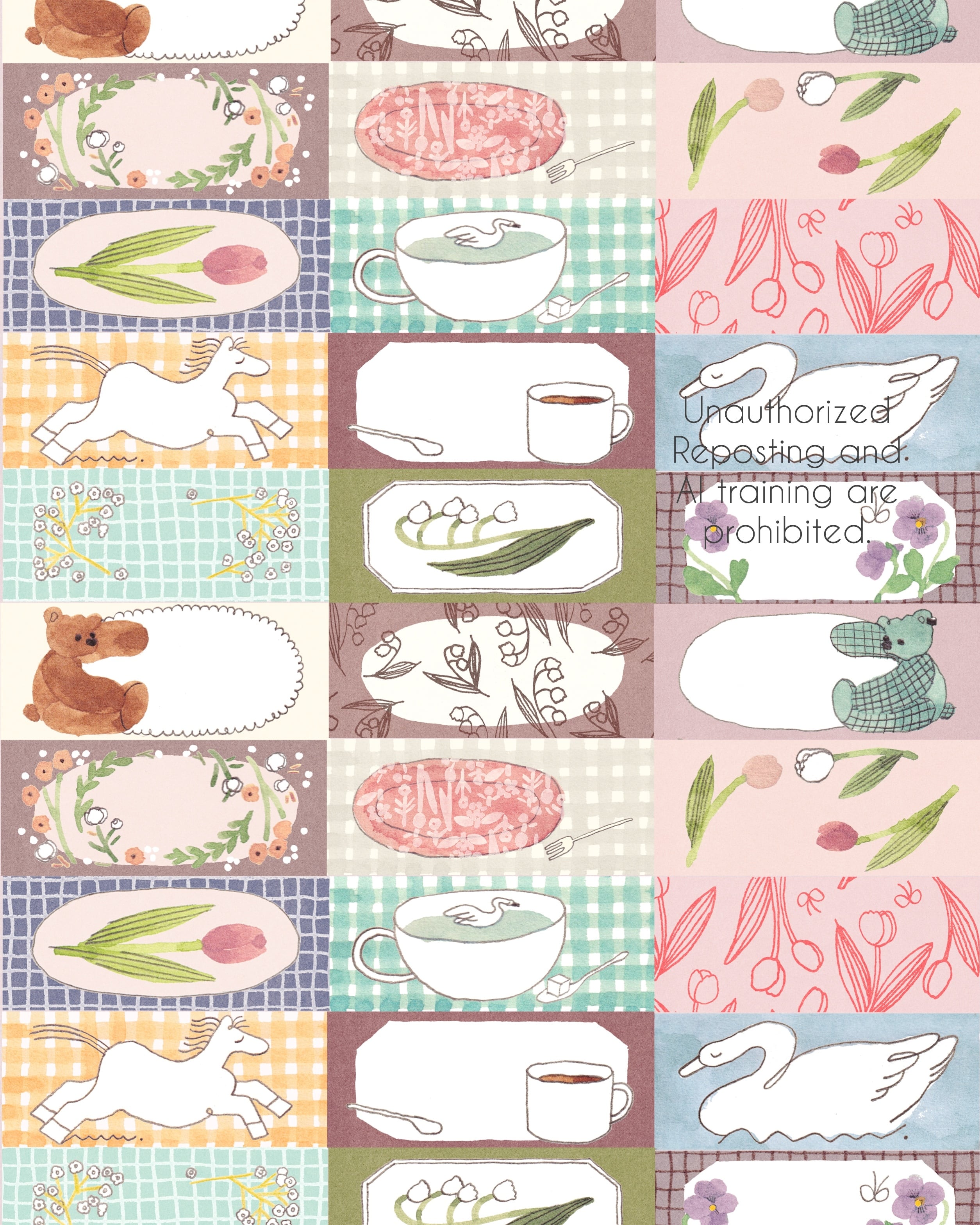 ロールふせんpetit《やさしい生活》