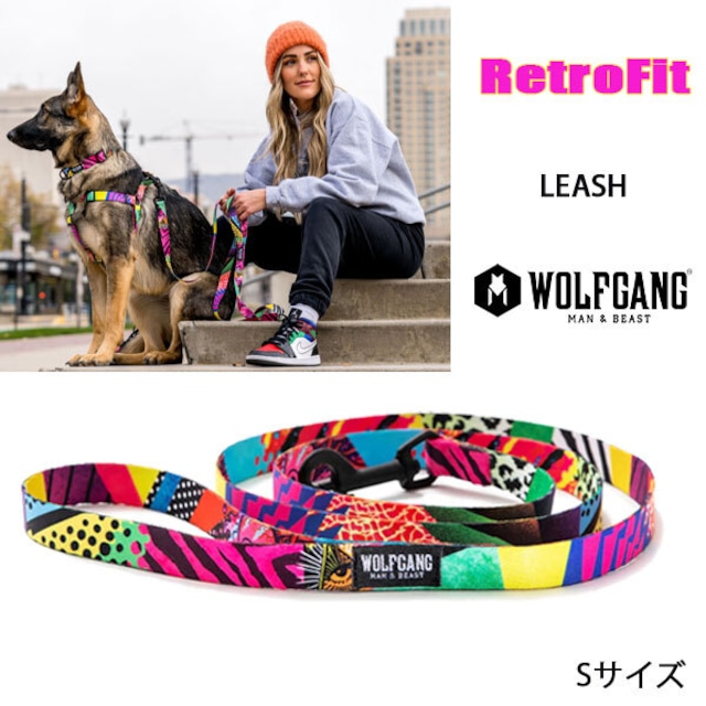 RetroFit LEASH Sサイズ リード WOLFGANG ウルフギャング アメリカ 小型犬