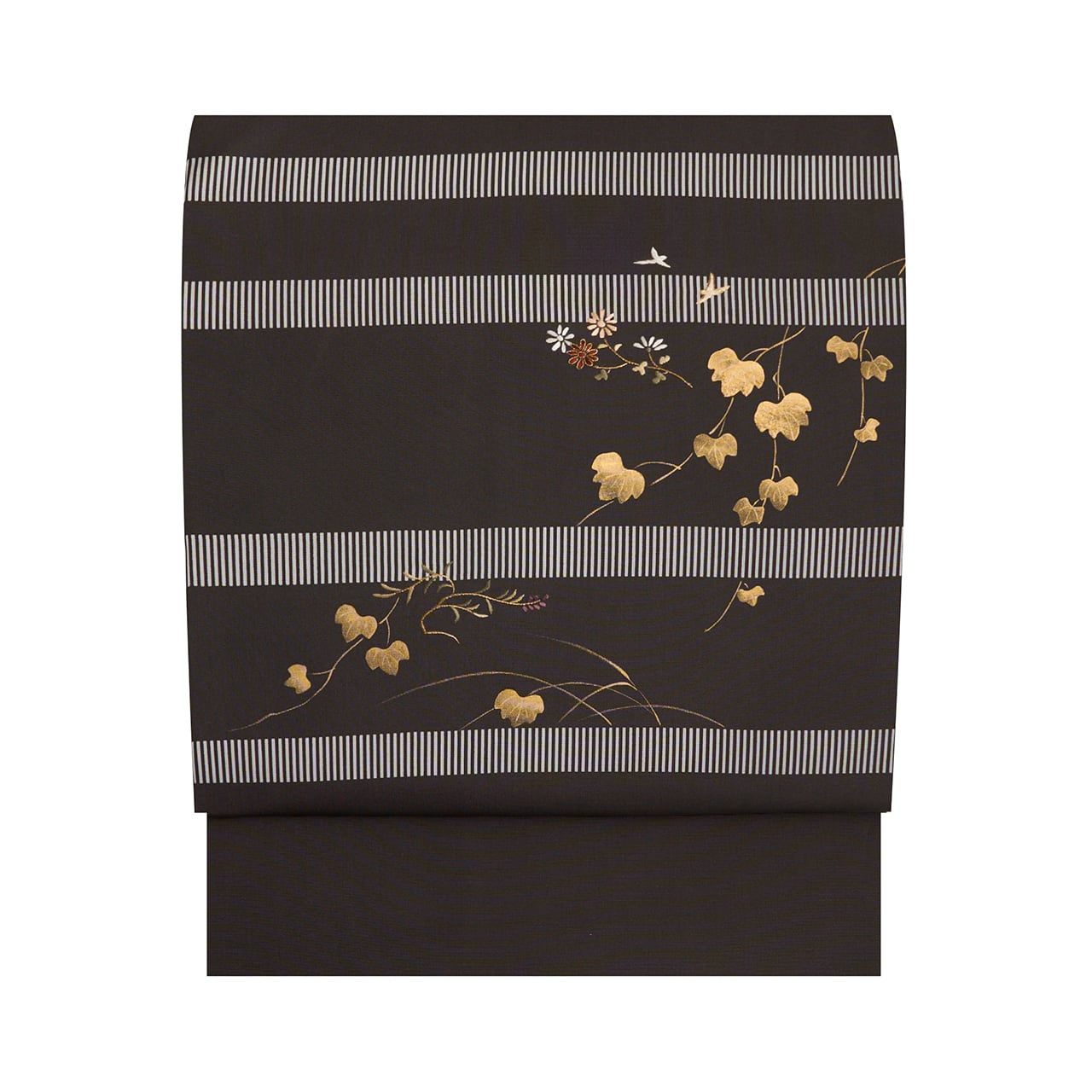 えり善扱 乱菊の模様 手描 金彩 開名古屋帯【中古】 | かわの屋