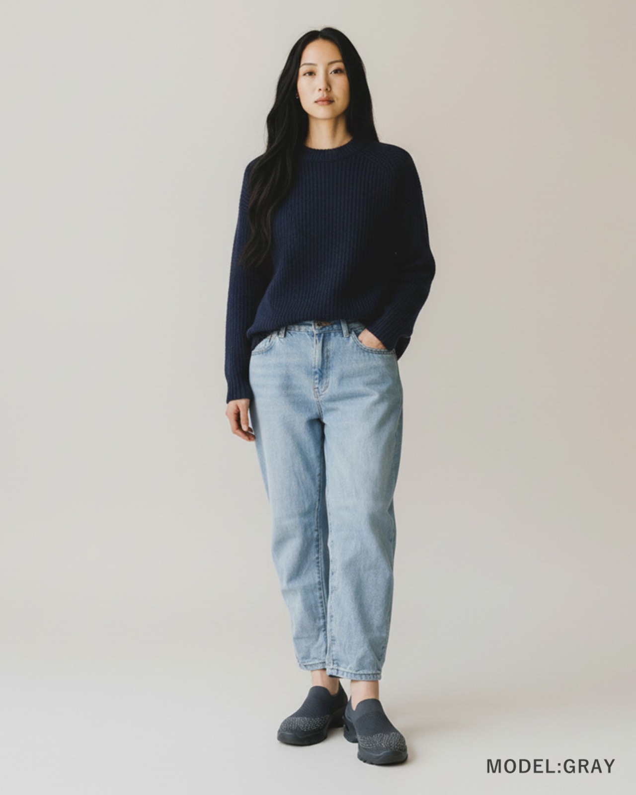 ニットスニーカー l5fs057