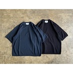 STILL BY HAND(スティル バイ ハンド) Linen Cotton Original Color Knit T-Shirt