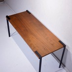 BOY ボイ TABLE ONE テーブルワン センターテーブル リビングテーブル ワークデスク 作業台 ウォールナット スチール脚 モダン インダストリアル ミッドセンチュリー