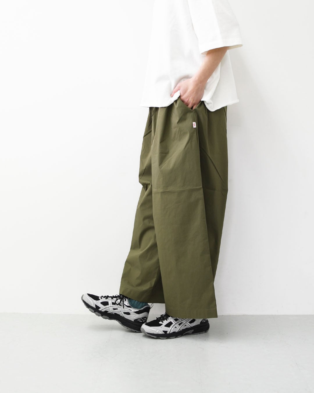 Quitan for PHAETON　ワイドパンツ　ワークパンツ DANTON [ダントン] W CROPPED WIDE PANTS [DT-E0295CBD] クロップ