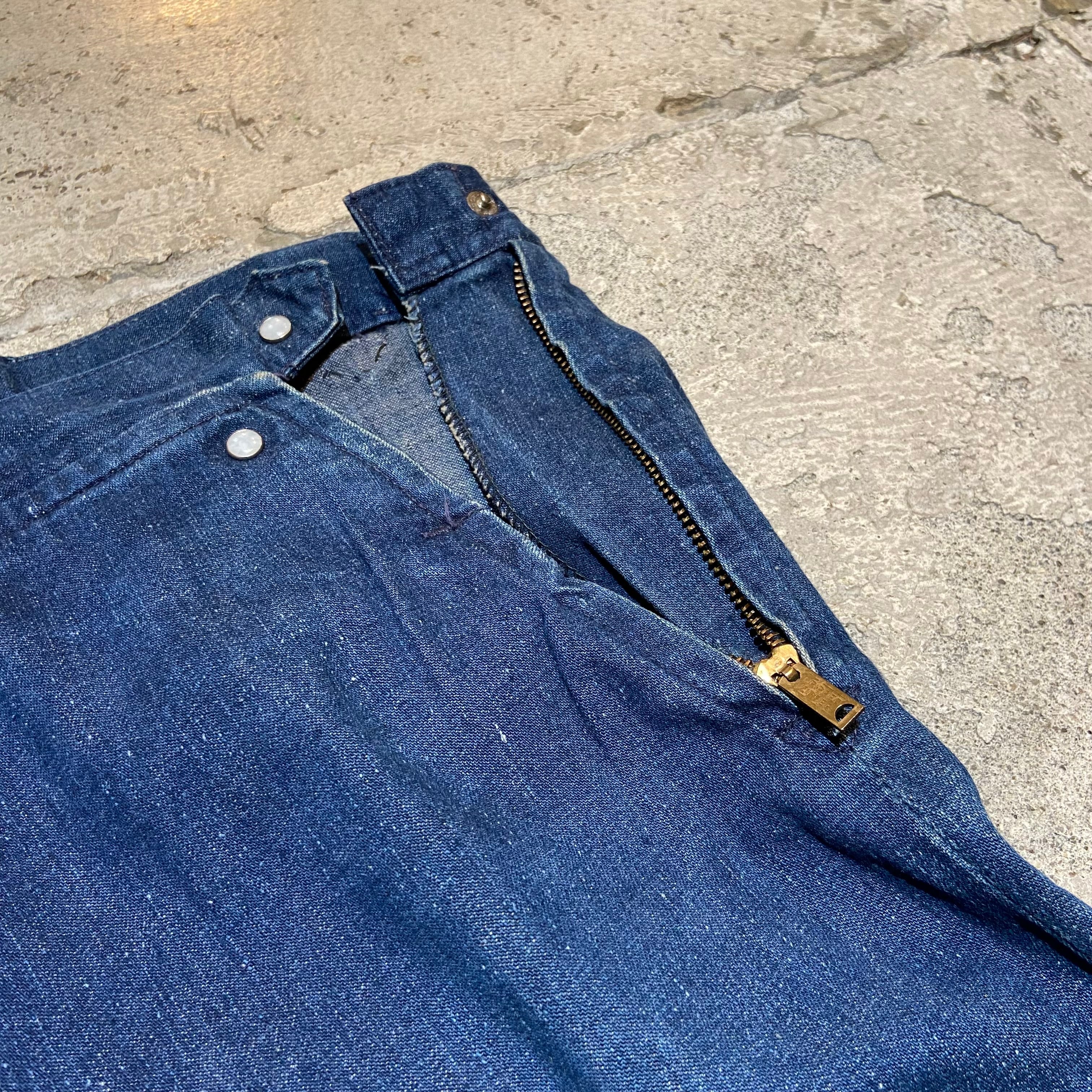 60s Levi's / リーバイス ショートホーン デニムランチパンツ インディゴ