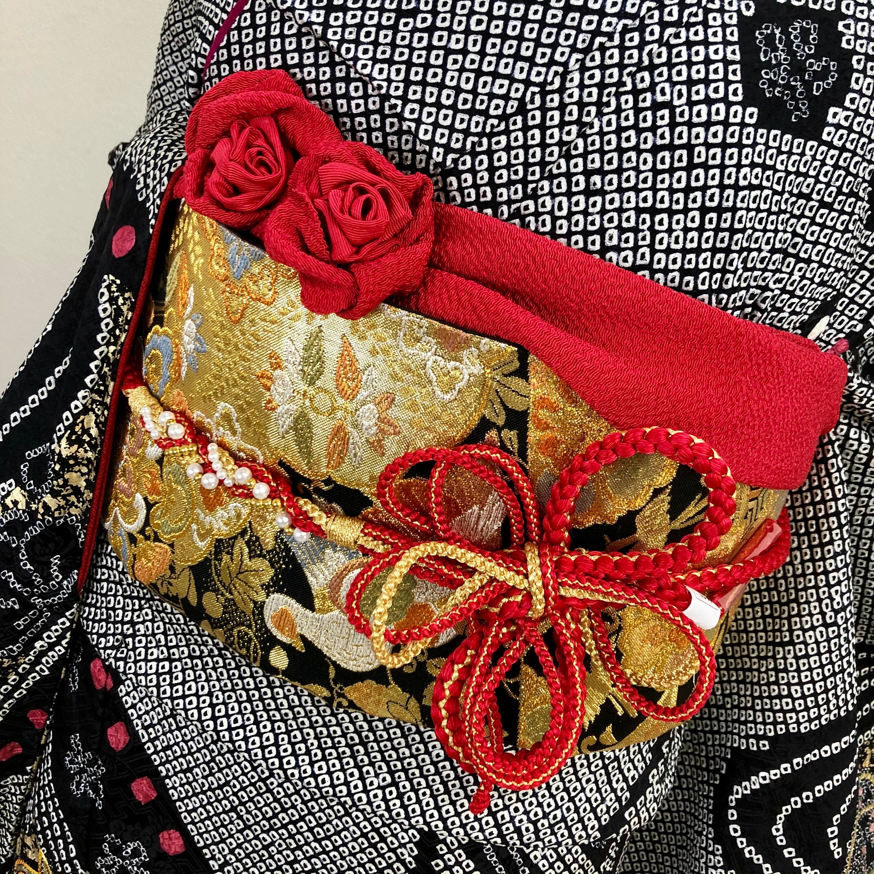 豪華【総絞り】丸昌誂製 金彩 金駒刺繍 振袖セット正絹s196 | 着物 夢美月