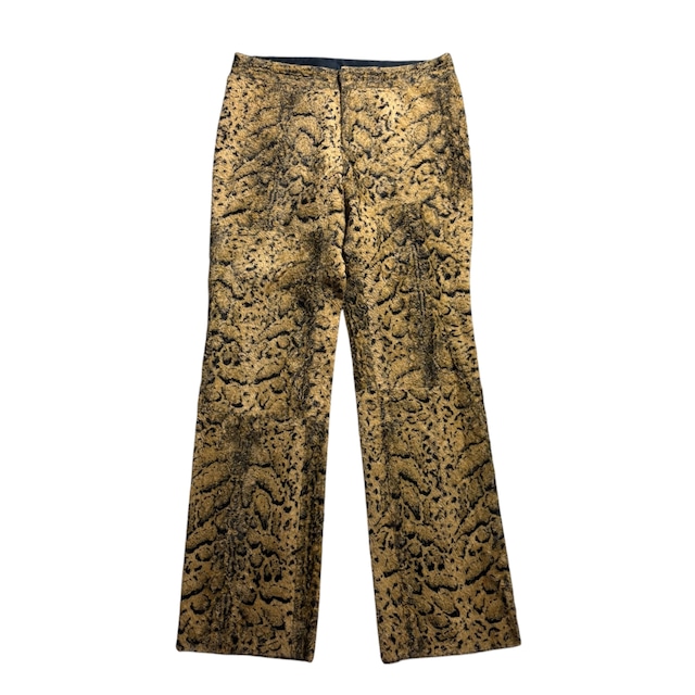 vintage Jean Paul GAULTIER animal pattern fake fur pants