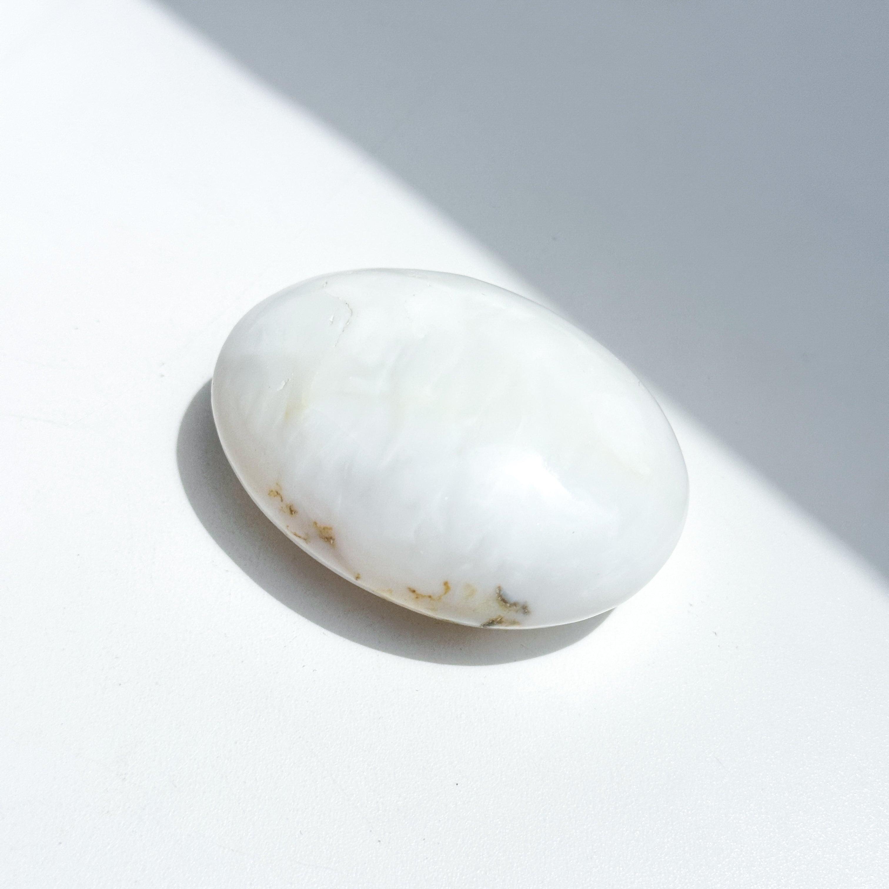 クリスタルミルキーオパール ミルキーオパール パーム61◇ Milky Opal ◇ 天然石・鉱物