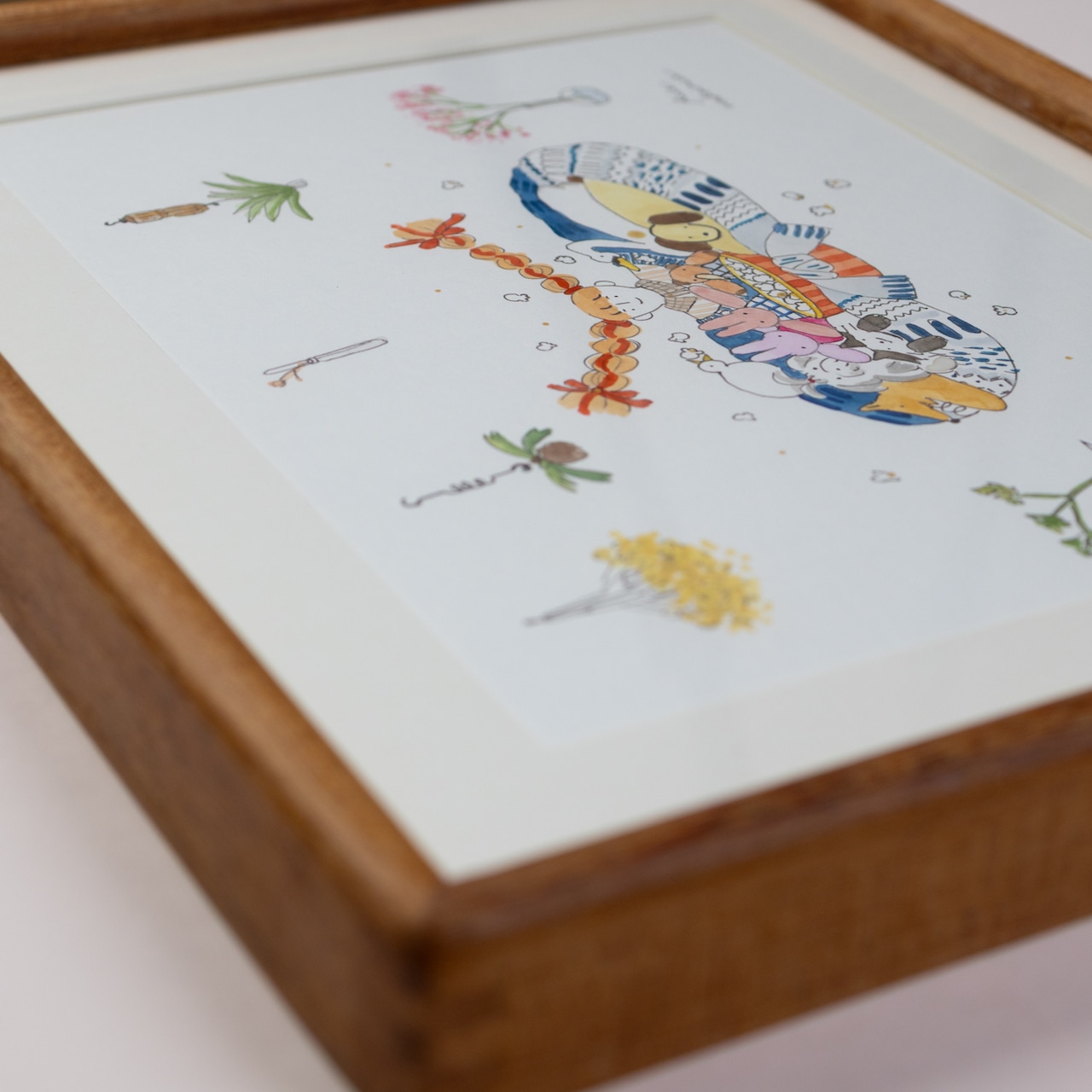 < Riie ／ ワカイリエ > 原画「みんな抱きしめセーター」