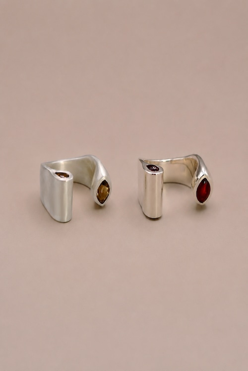 [ring]shape stone ring_smorky/gernet