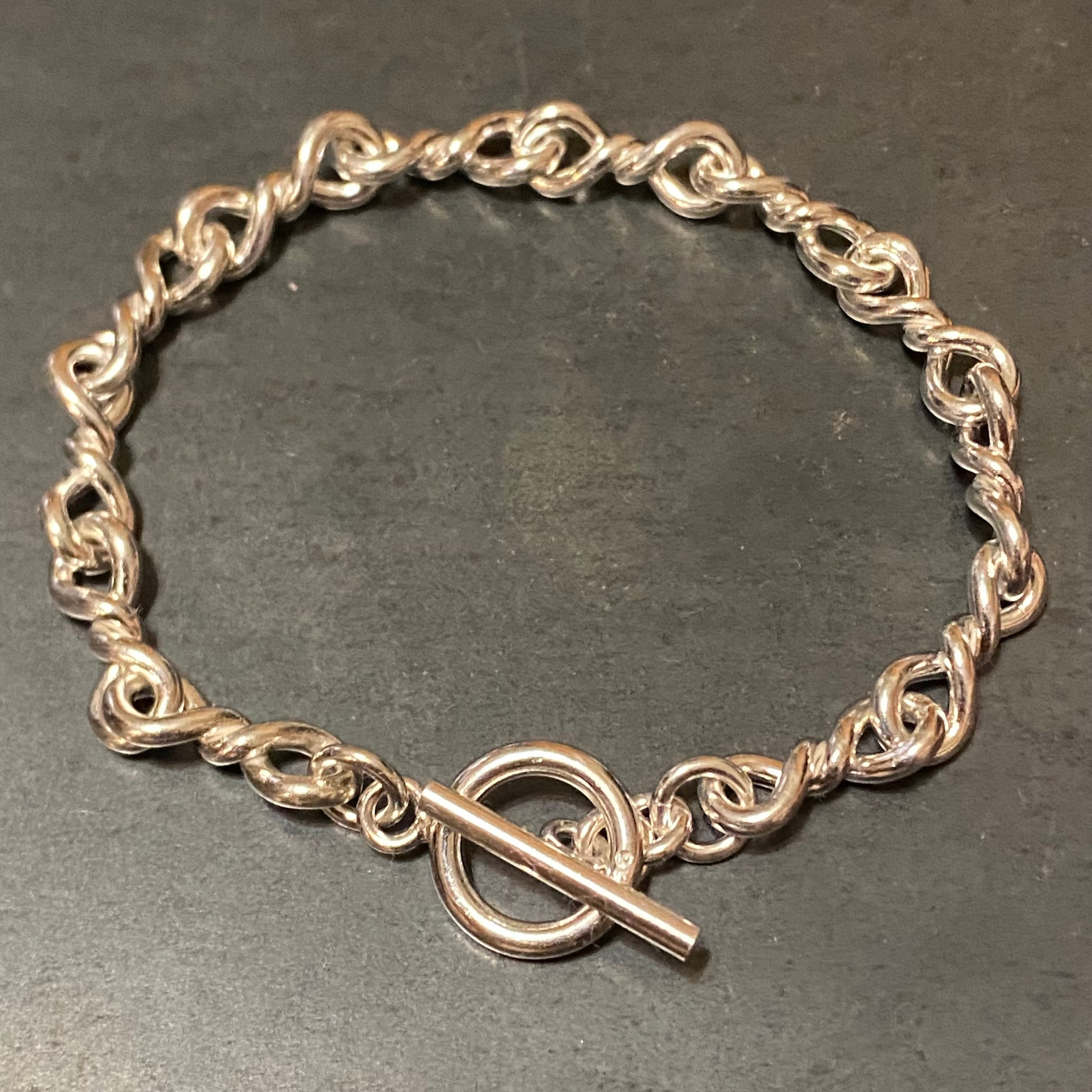 SILVER925 INFINITY DESIGN MANTEL BRACELET/シルバー/ブレスレット
