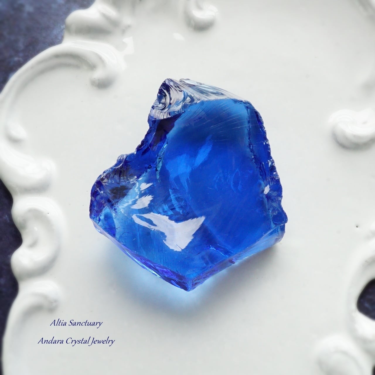 レア！バイカラーアンダラクリスタル（エレスチャルサファイヤ