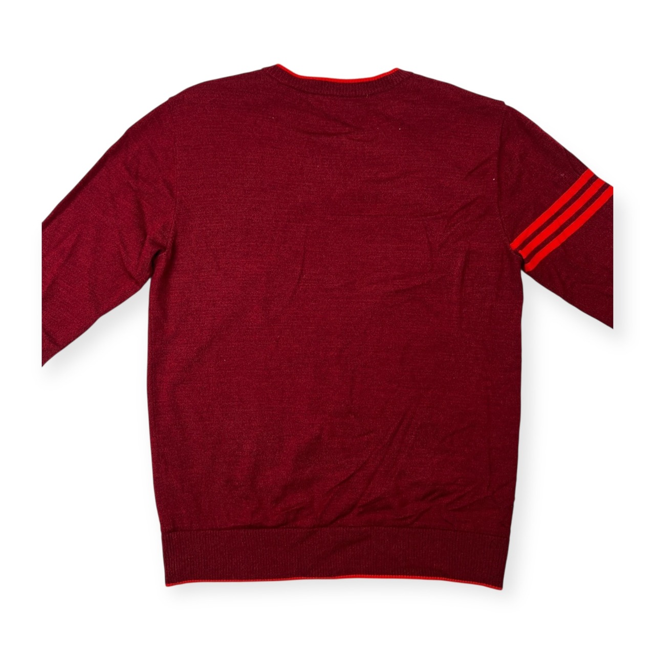 adidas GOLF アディダス ゴルフ 裏地付き ウールニットセーター サイズ O/XG /レッド系