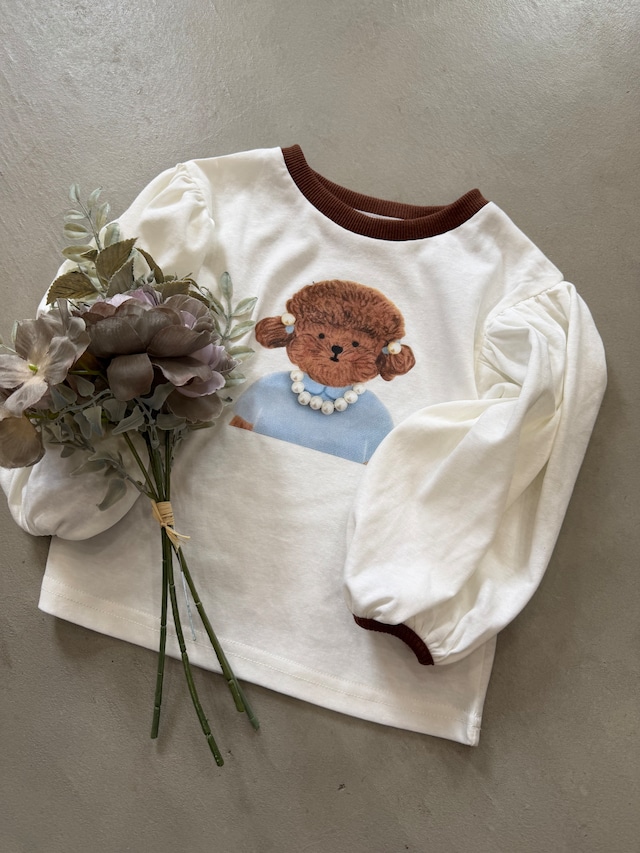 【mumu&baba】セレブプードルカットソー 90~130cm