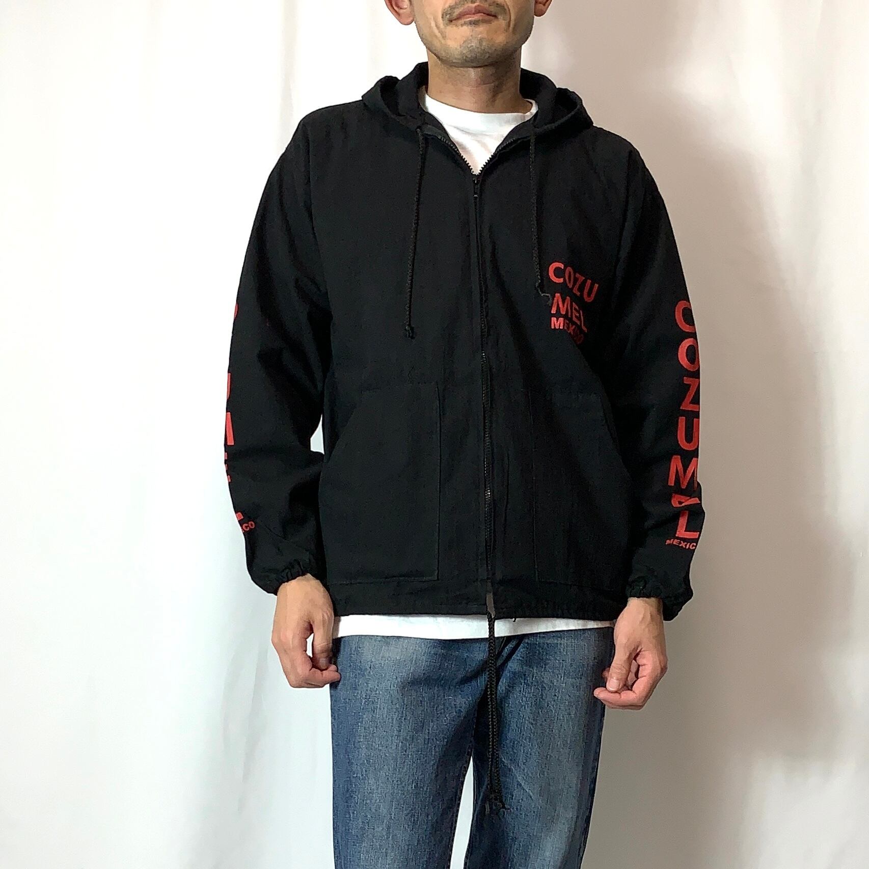 vintage old Zip Up Cotton Parker SCUBA MEXICO ジップアップパーカー