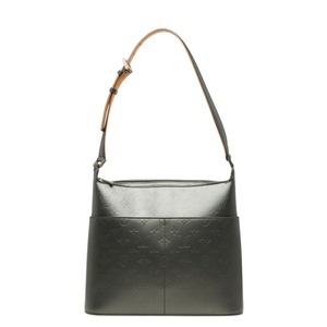 ルイ ヴィトン モノグラム マット サッター ショルダーバッグ M55162 ノワール グレー レザー レディース LOUIS VUITTON 【中古】