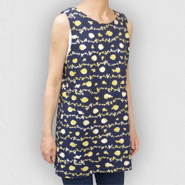 花柄シンプルノースリーブ｜画像2