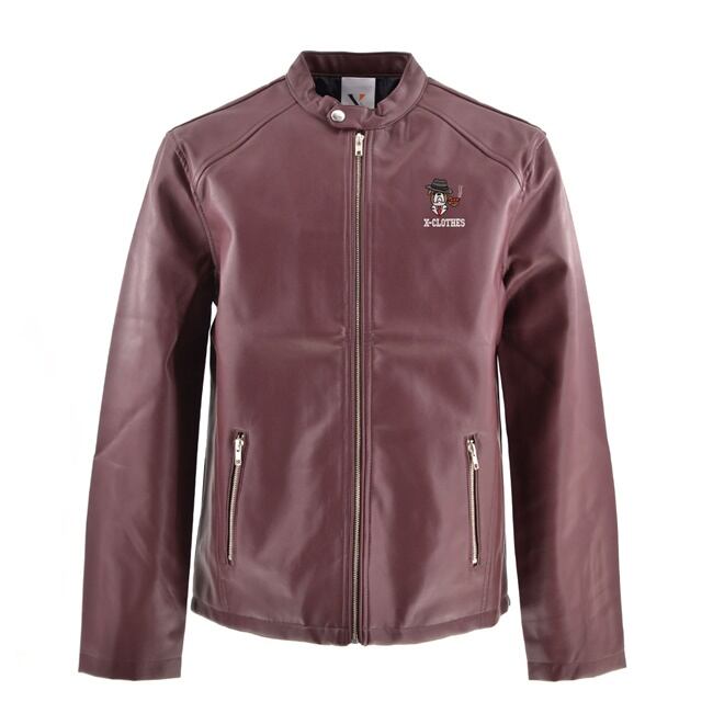 ハーレーダビッドソン ライダースジャケット S バラ柄 刺繍 国旗