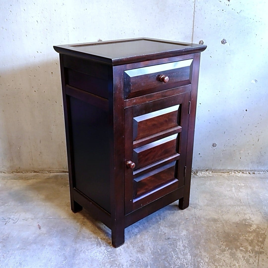 松本民芸家具 "C型電話台" ミズメザクラ無垢材 民藝家具 和家具