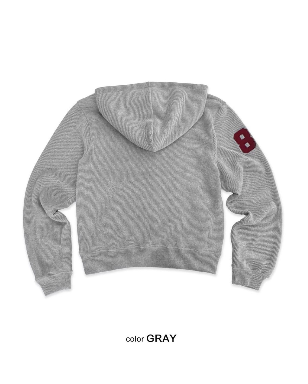 日本未販売／Knit Waffle Half-Zip 8-Eyelet Hoodie／Black
