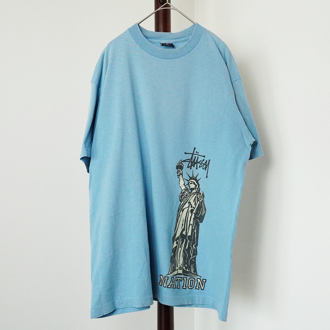 90s Old Stussy ステューシー／紺タグ・Made in USA・自由の女神 