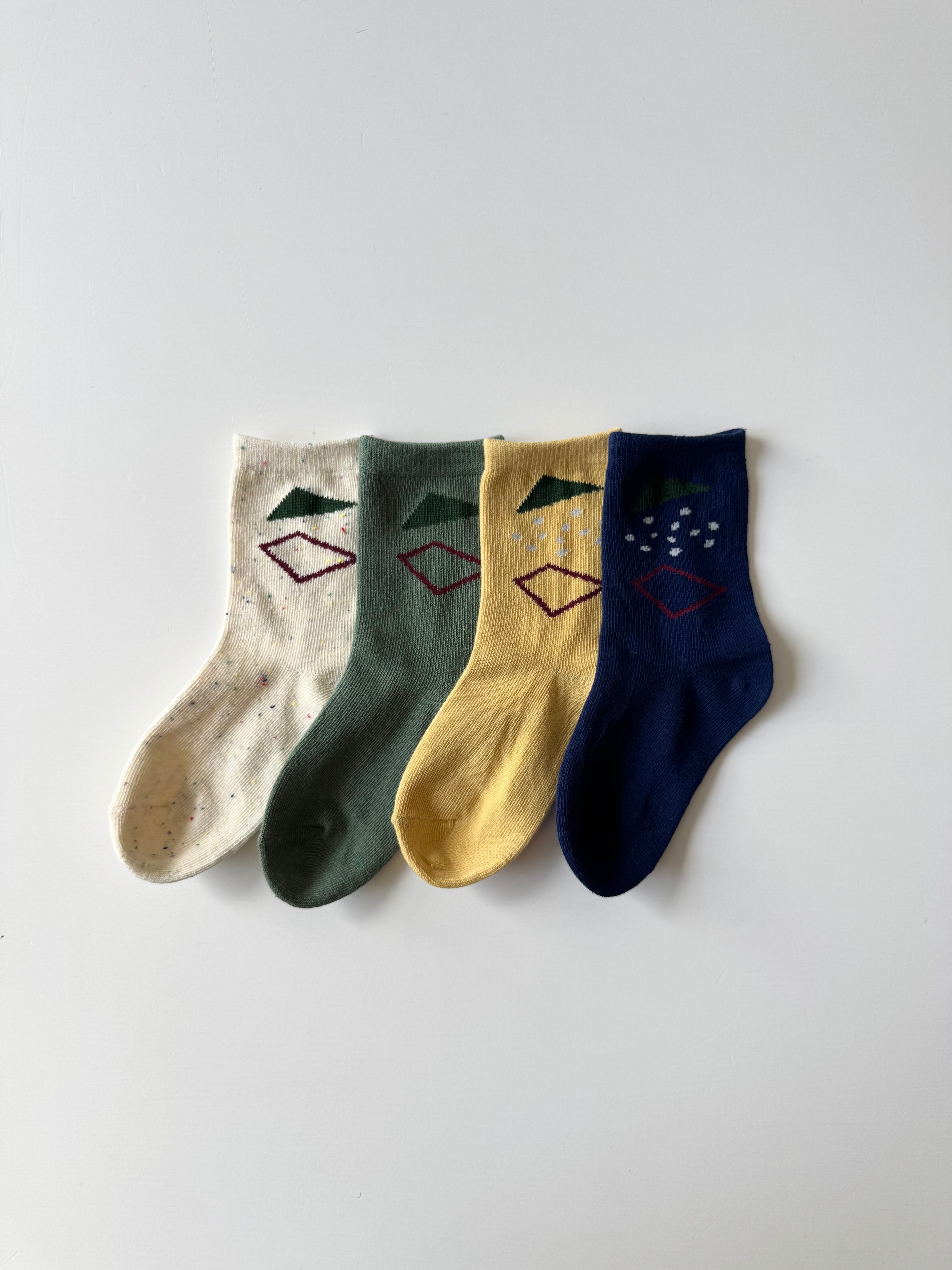 4set デザイン socks（13〜19cm）4203