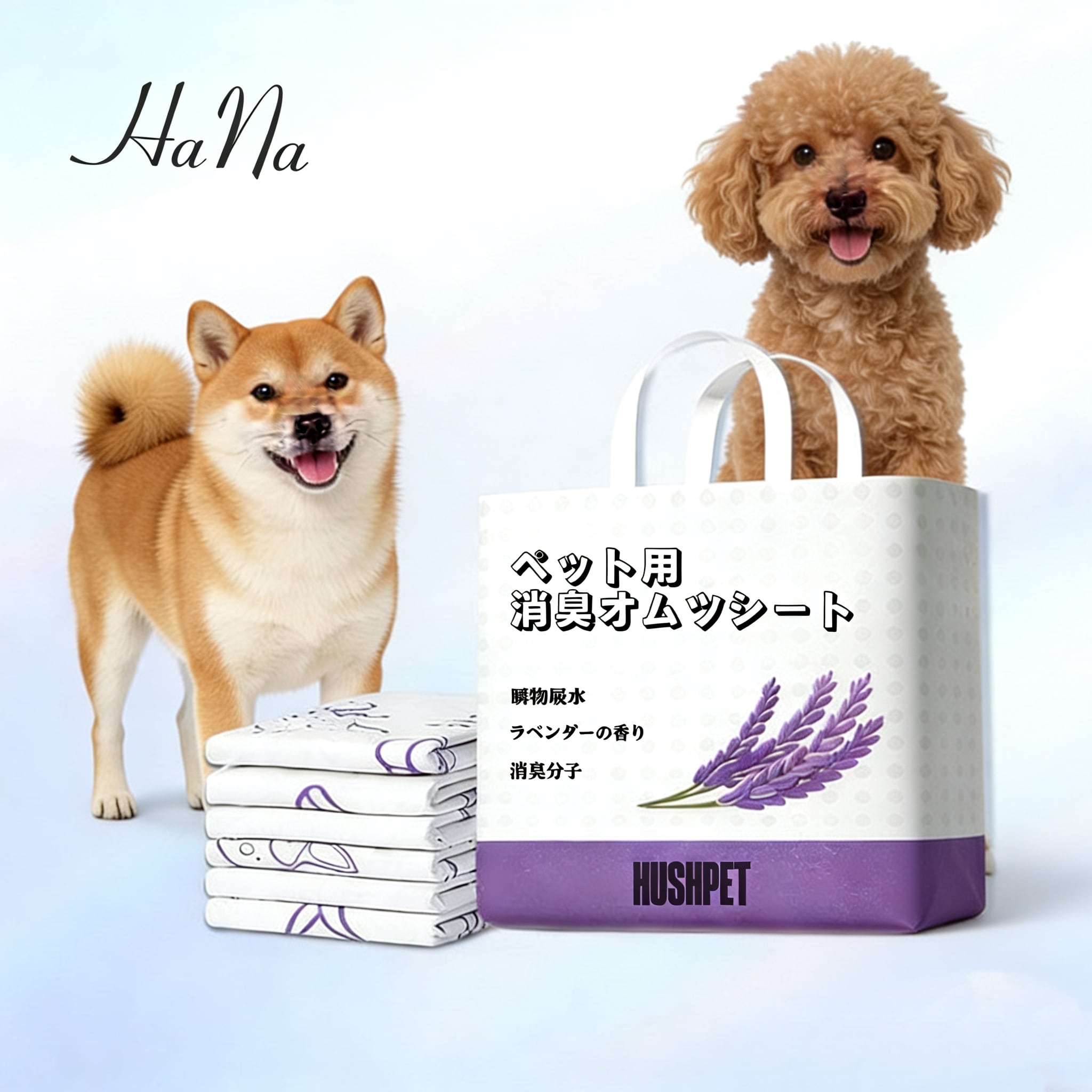 31.HANA プレミアム ブランド ペットシーツ 新技術アップグレード 消臭