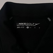 NIKE GOLF ナイキゴルフ ハーフジップ 半袖ポロシャツ M/ブラック ホワイト