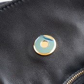 ロエベ フラメンコ ミディアム ヴィンテージ ブラック ラムスキン レザー