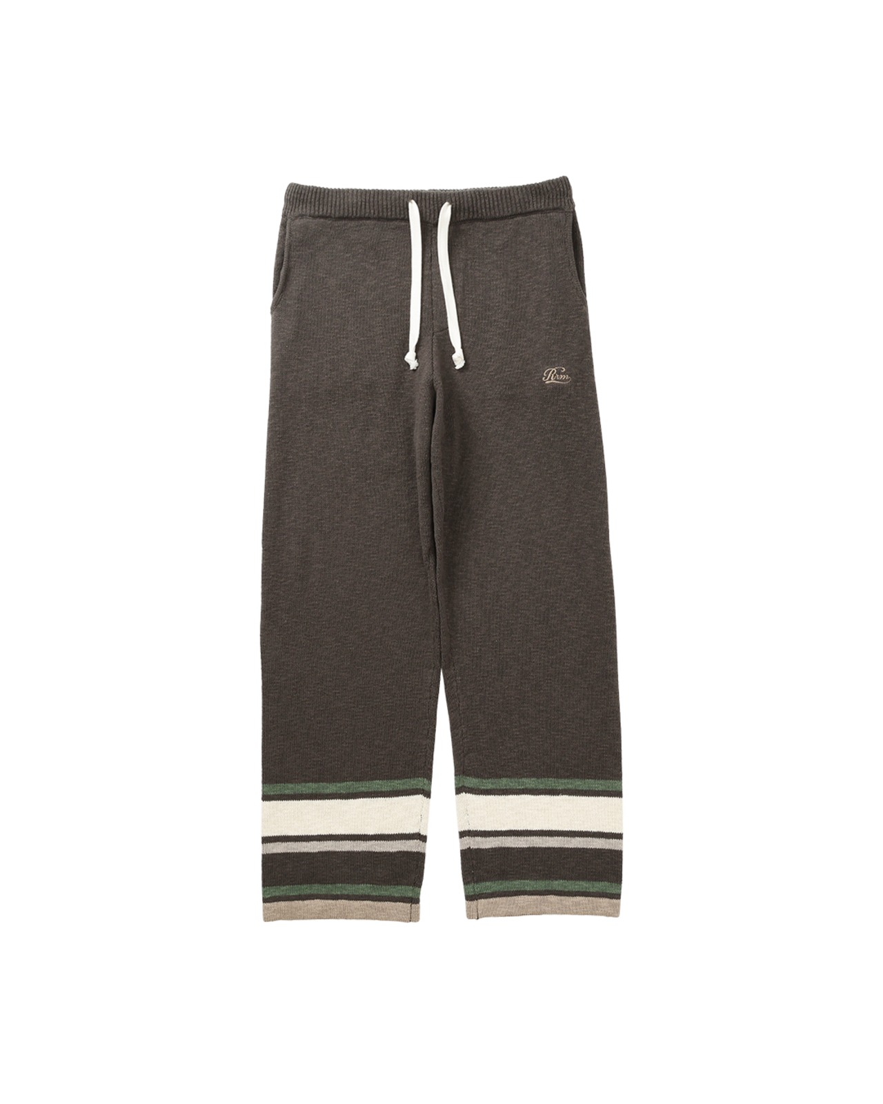 【#Re:room】MULTI COLOR SLUB KNIT RELAX WIDE PANTS［REK170］