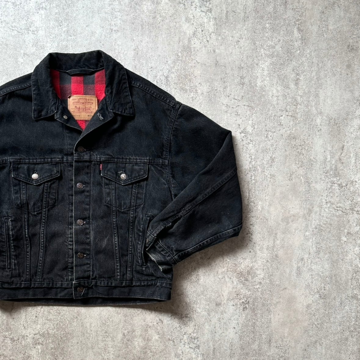 90s Levis 70417-4159 denim tracker jacket ''black'' | Muri 90s Levis 70417-4159 denim tracker jacket ''black'' | Muri