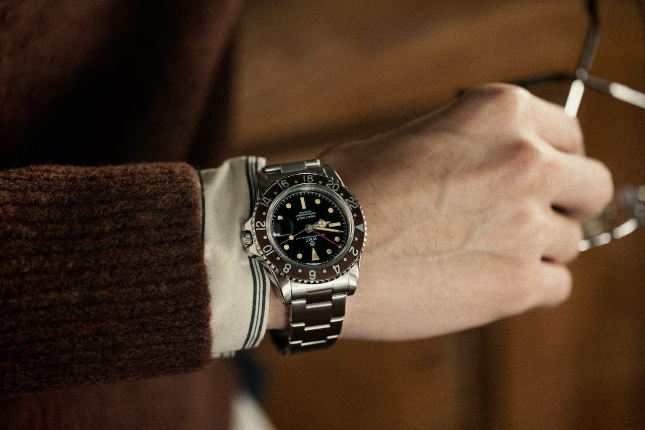 WMT WATCHES Sanford MKII– Interchangeable Bezel / Aged edition /Pepsi & Burgundy