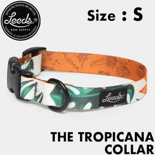 【送料無料】Leeds Dog Supply リーズドッグサプライ COLLOR 首輪 TROPICANA Sサイズ