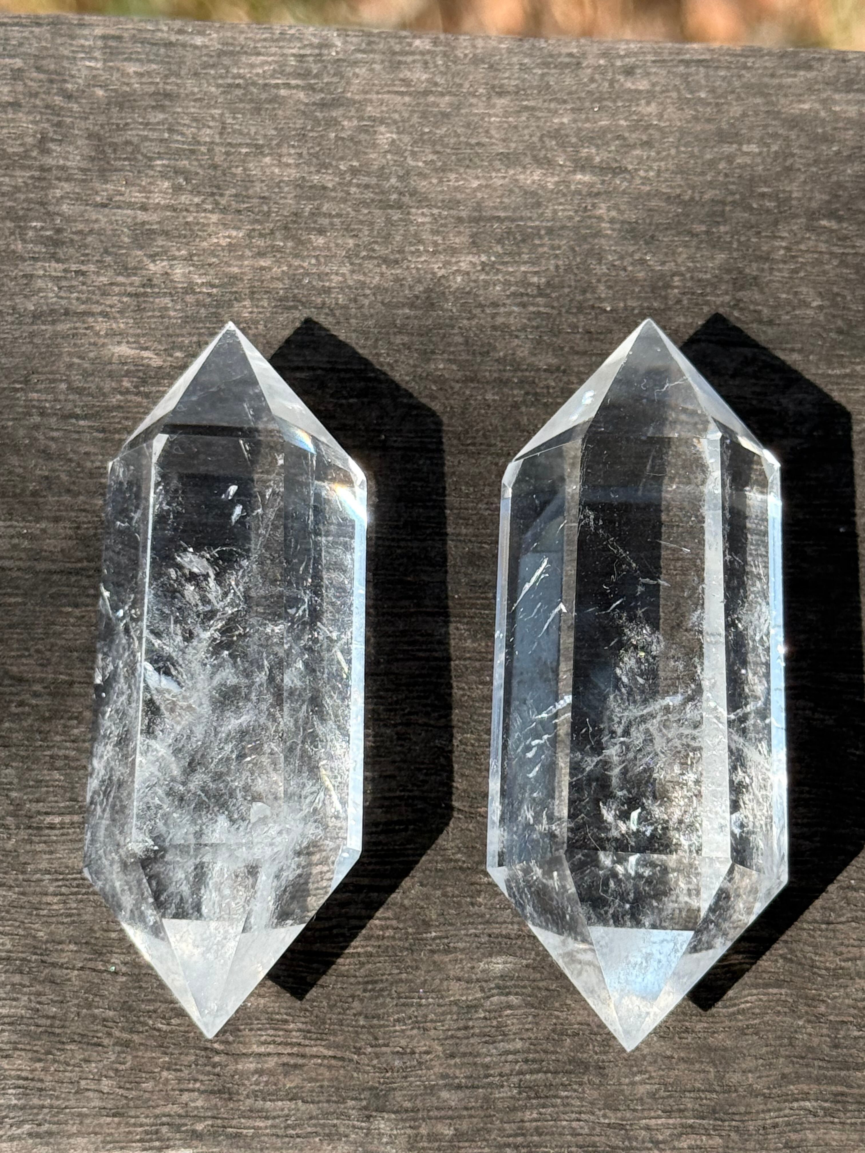 両剣水晶 ダブルポイント M