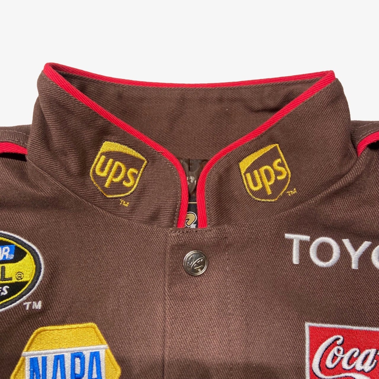 DEAD STOCK】CHASE AUTHENTICS NASCAR Racing Jacket “ups DEAD STOCK】CHASE AUTHENTICS NASCAR Racing Jacket “ups