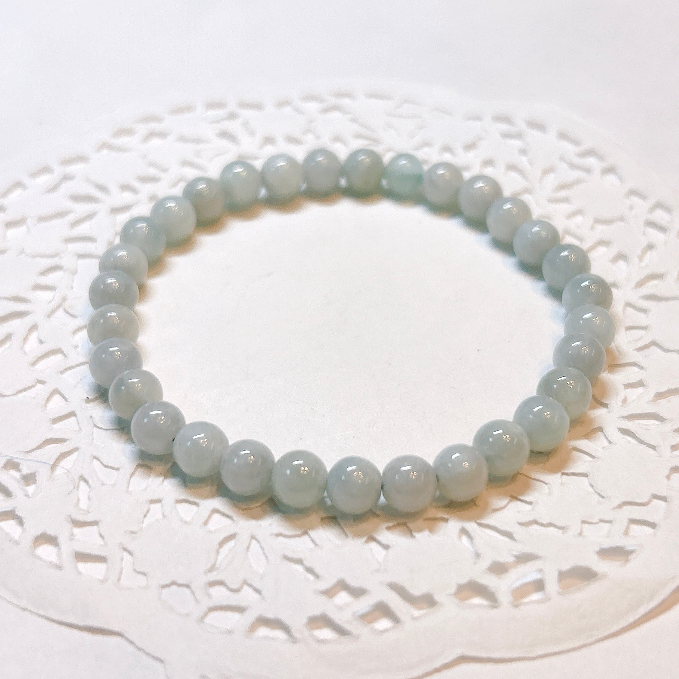 18070】翡翠 6㎜ ブレスレット ヒスイ ジェード ジェダイド jade