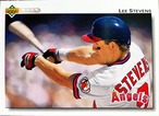 MLBカード 92UPPERDECK Lee Stevens #634 ANGELS